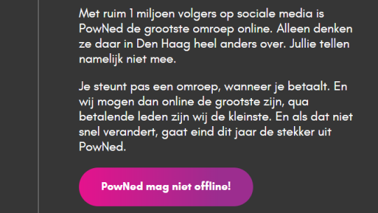 Is PowNed de grootste online omroep van Nederland?