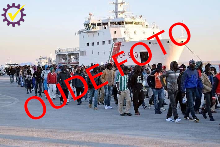 Oude foto gebruikt om huidige migrantensituatie Italië aan te duiden